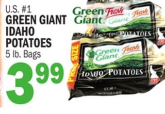 Bravo Supermarkets Green giant idaho potatoes offer