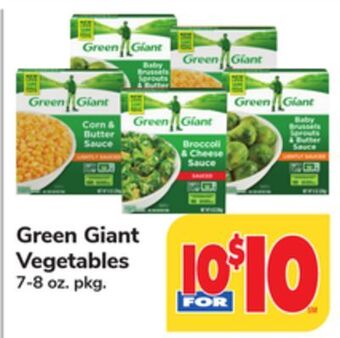 ACME Green giant vegetables offer
