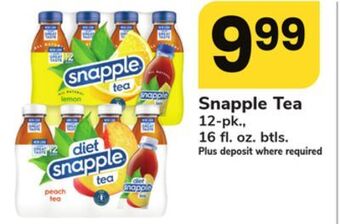 ACME Snapple tea offer