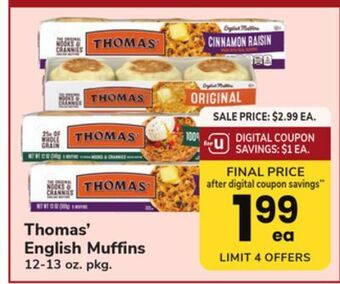 ACME Thomas' english muffins offer