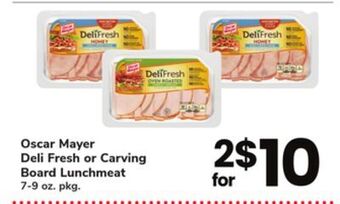 ACME Oscar mayer deli fresh or carving board lunchmeat offer