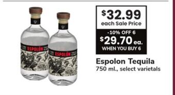 ACME Espolon tequila offer