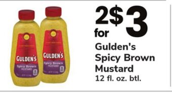ACME Gulden's spicy brown mustard offer