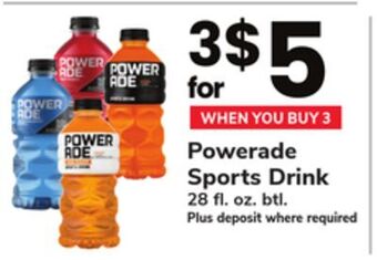 ACME Powerade sports drink offer