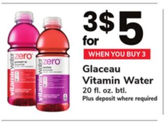ACME Glaceau vitamin water offer