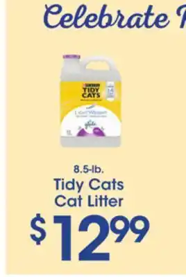 Price Rite Tidy cats cat litter offer