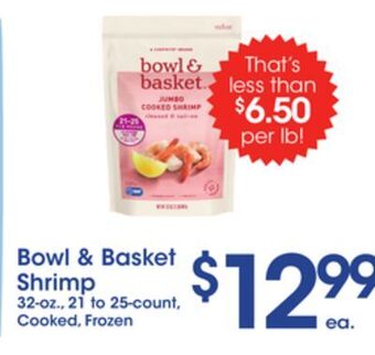 Price Rite Bowl & basket shrimp offer