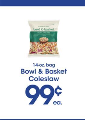 Price Rite Bowl & basket coleslaw offer