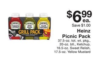 Fairway Store Market Heinz picnic pack offer