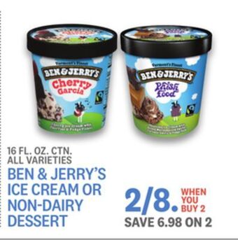 Kings Food Markets Ben & jerry's ice cream or non-dairy dessert offer