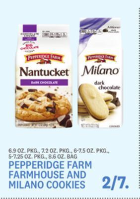 Kings Food Markets Pepperidge farm farmhouse and milano cookies offer