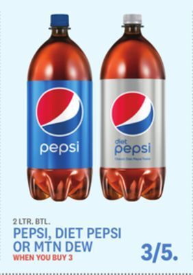 Kings Food Markets Pepsi, diet pepsi or mtn dew offer