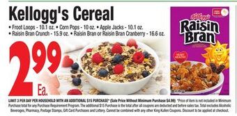 King Kullen Kellogg s cereal offer