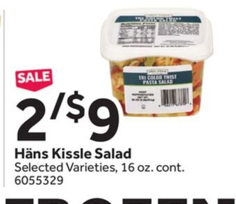 Stop&Shop Häns kissle salad offer