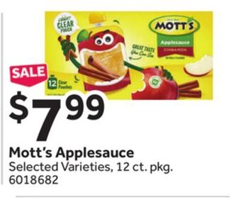 Stop&Shop Mott's applesauce offer