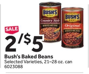 Stop&Shop Bush's baked beans offer