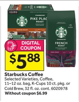 Stop&Shop Starbucks coffee offer