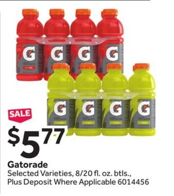 Stop&Shop Gatorade offer