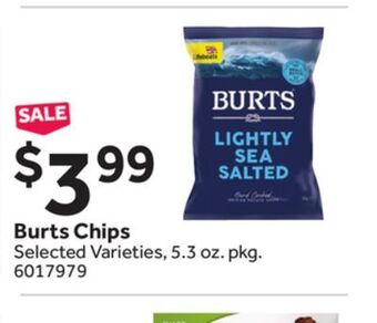 Stop&Shop Burts chips offer