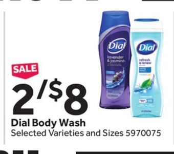 Stop&Shop Dial body wash offer