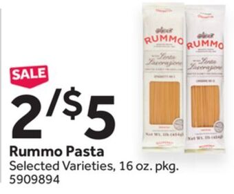 Stop&Shop Rummo pasta offer