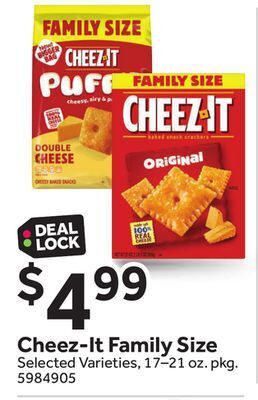 Stop&Shop Cheez-it family size offer