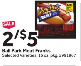 Stop&Shop Ball park meat franks offer