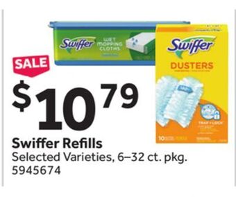 Stop&Shop Swiffer refills offer