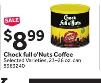 Stop&Shop Chock full o'nuts coffee offer