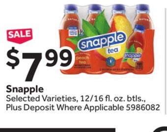 Stop&Shop Snapple offer