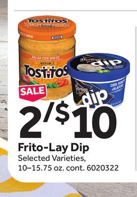 Stop&Shop Frito-lay dip offer