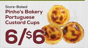 DeCicco & Sons Pinho's bakery portuguese custard cups offer