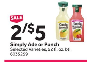 Stop&Shop Simply ade or punch offer