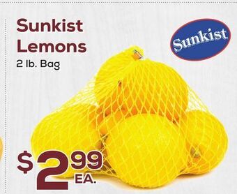 DeCicco & Sons Sunkist lemons offer