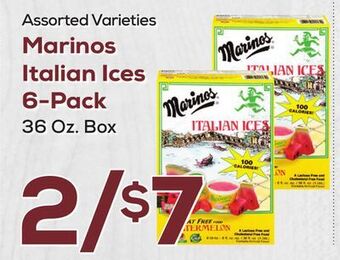 DeCicco & Sons Marinos italian ices 6-pack offer