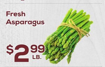 DeCicco & Sons Fresh asparagus offer