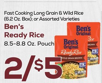 DeCicco & Sons Ben's ready rice 8.5-8.8 oz. pouch offer