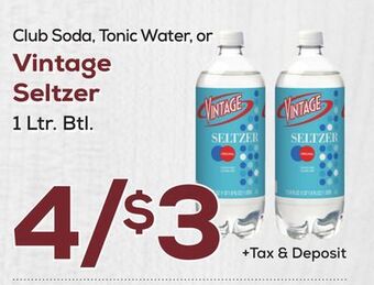 DeCicco & Sons Vintage seltzer offer