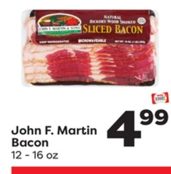 Weis Markets John f. martin bacon offer