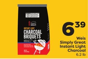 Weis Markets Weis simply great instant light charcoal offer