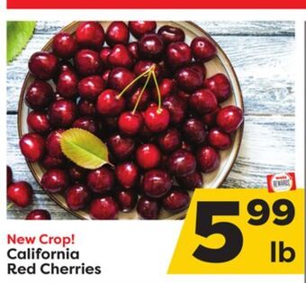 Weis Markets California red cherries offer