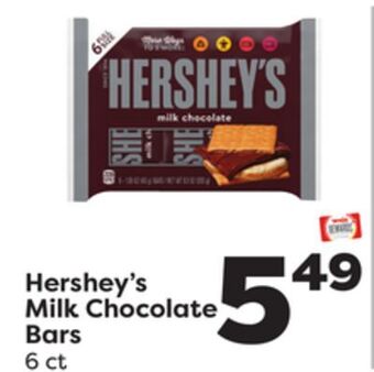 Weis Markets Hershey's milk chocolate bars offer