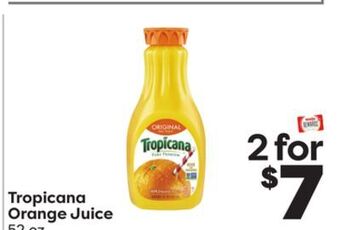 Weis Markets Tropicana orange juice offer