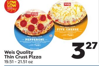 Weis Markets Weis quality thin crust pizza offer