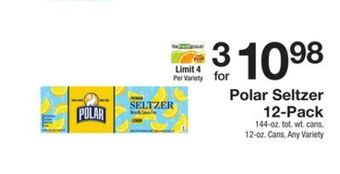 The Fresh Grocer Seltzer 12-pack offer