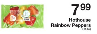 The Fresh Grocer Hothouse rainbow peppers offer
