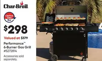 Lowe's Performance™ 6-burner gas grill offer