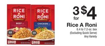 The Fresh Grocer Rice a roni offer