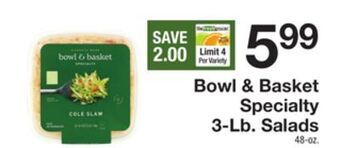 The Fresh Grocer Specialty 3-lb. salads offer