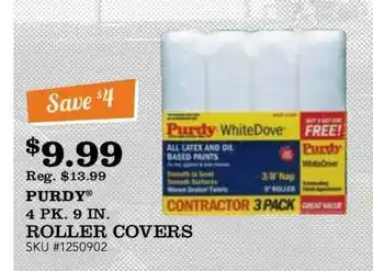 Purdy® 4 PK. 9 IN. Roller Covers